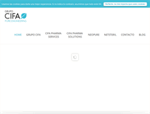Tablet Screenshot of cifa.es